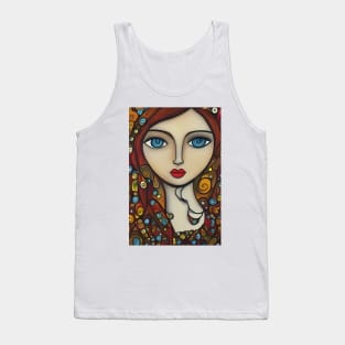 Girl with a Pearl Earing Tank Top